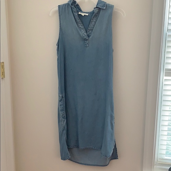 Chambray Shift Dress - Picture 1 of 5